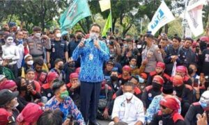 anies baswedan dan buruh