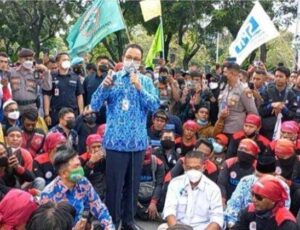 anies baswedan dan buruh
